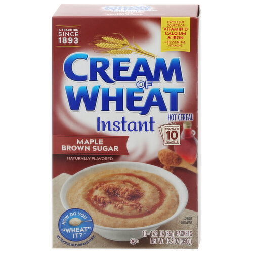 Cream of Wheat Hot Cereal, Maple Brown Sugar, Instant