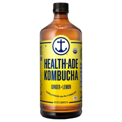 Health-Ade Kombucha, Ginger Lemon