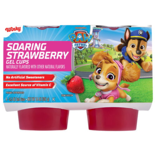 Winky PAW Patrol Soaring Strawberry Gel Snacks Image 1 of 6