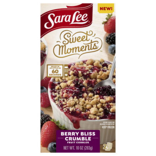 Sara Lee Berry Bliss Crumble Fruit Cobbler