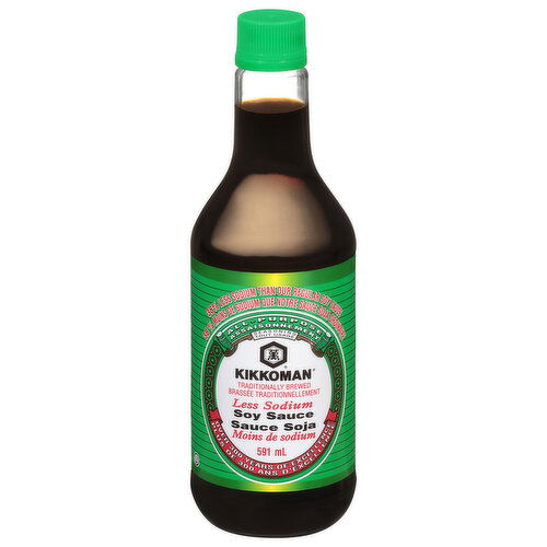 Kikkoman Soy Sauce, Less Sodium