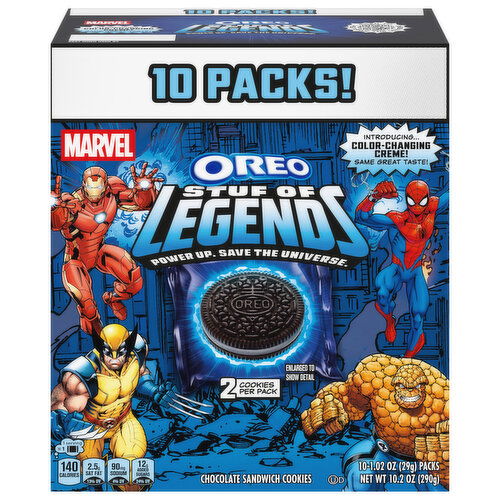 Oreo Marvel Stuf of Legends Chocolate Sandwich Cookies