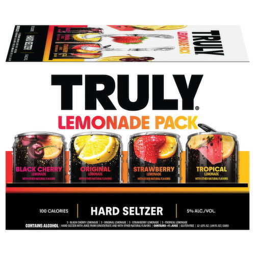 Truly Assorted Hard Seltzer Lemonade Pack