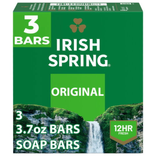 Irish Spring Deodorant Bar Soap for Men