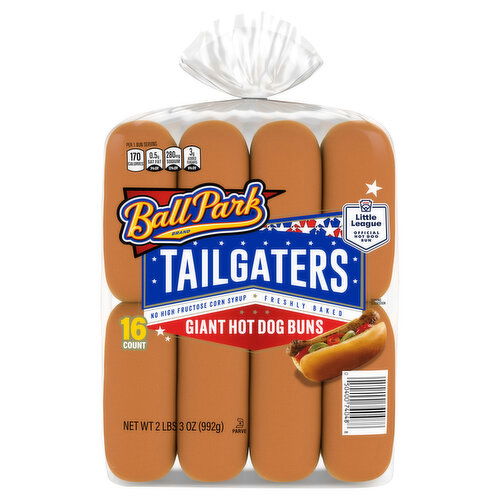 Ball Park Giant Hot Dog Buns