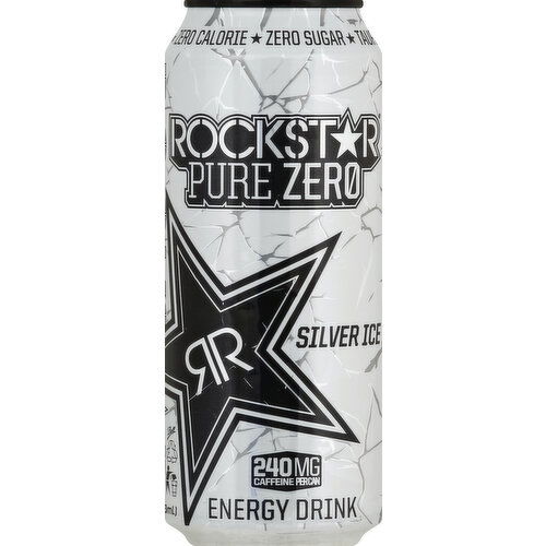 Rockstar Energy Drink, Silver Ice