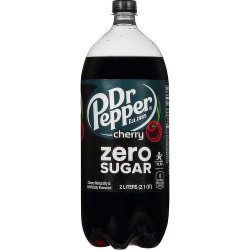 Dr Pepper Soda, Zero Sugar, Cherry