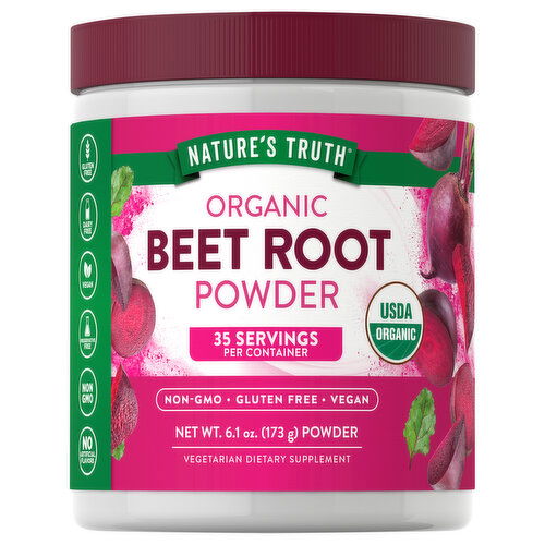 Nature's Truth Organic Powder Beet Root