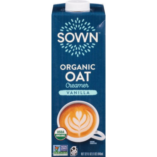 Sown Oat Creamer, Organic, Vanilla