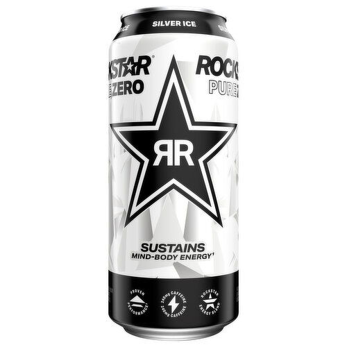 Rockstar Zero Silver