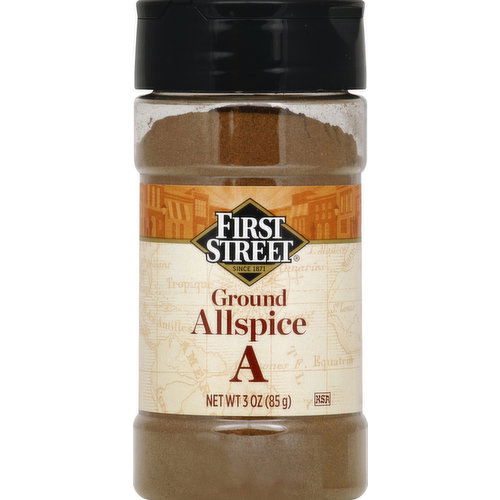 First Street Allspice, Ground