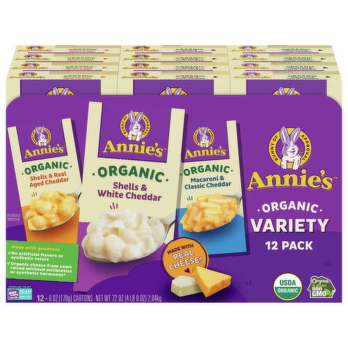 Annie's Pasta, Organic, Variety 12 Pack