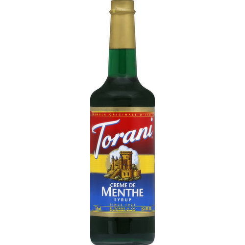 Torani Syrup, Creme De Menthe