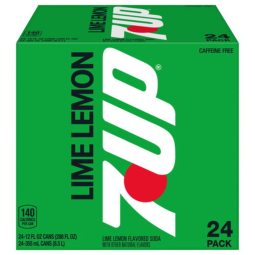 7-UP Lime Lemon Soda Image 1 of 6