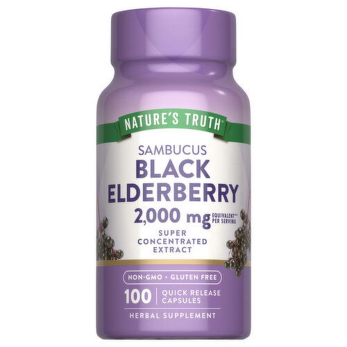 Nature's Truth Sambucus 2000 mg Black Elderberry