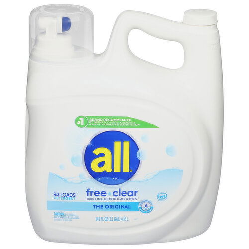 All Detergent, Free Clear