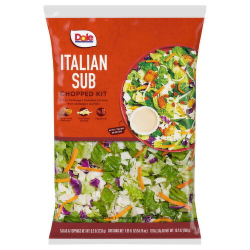 Dole Chopped Kit, Italian Sub