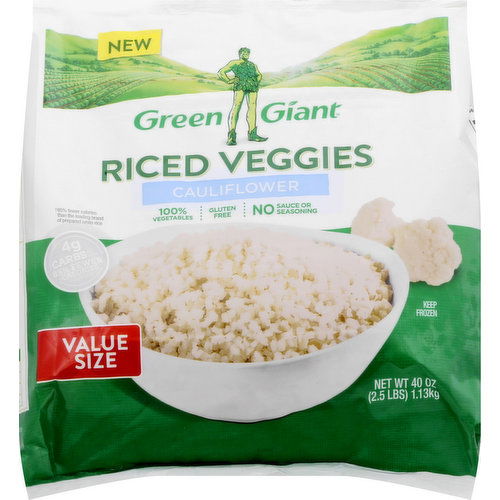 Green Giant Riced Veggies, Cauliflower, Value Size