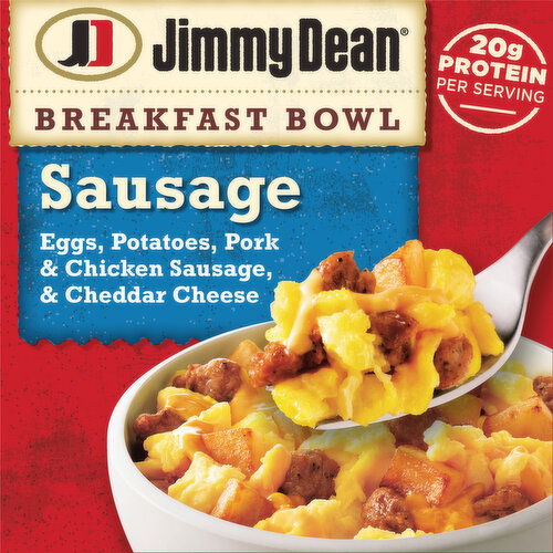 Jimmy Dean Breakfast Bowl, Sausage, Frozen, Bowl