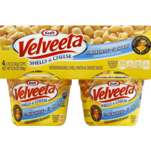 Velveeta Shells & Cheese, 2% Milk Cheese