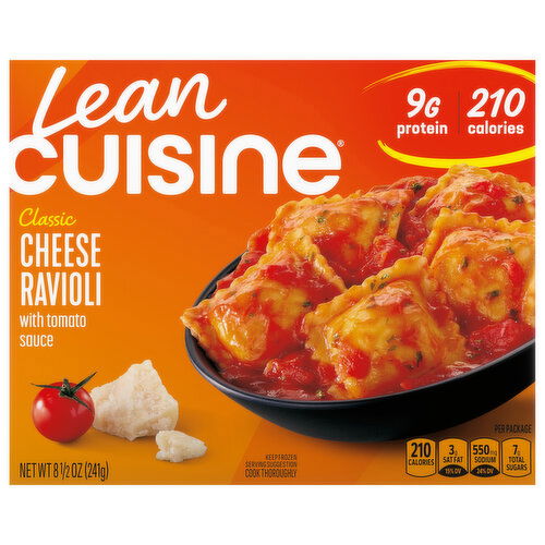 Lean Cuisine Classic Cheese Ravioli with Tomato Sauce