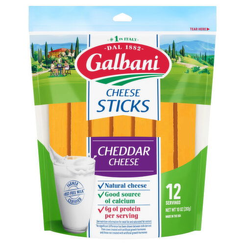 Galbani Cheddar Cheese Sticks