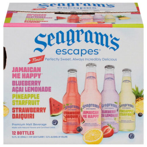 Seagram's Escapes Premium Assorted Malt Beverage