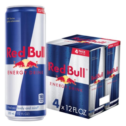 Red Bull Energy Drink, 114mg Caffeine, 12 fl oz