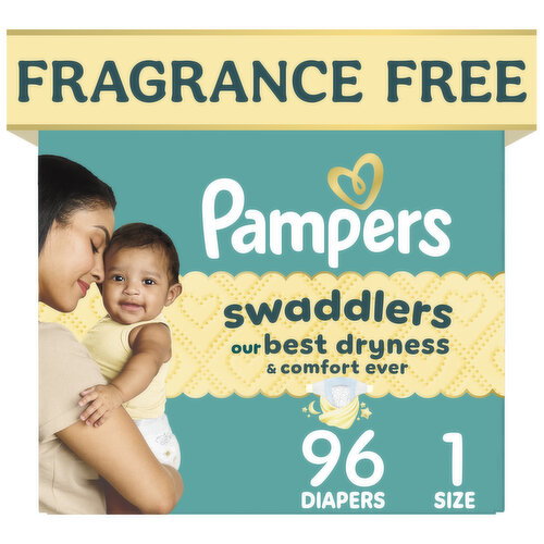 Pampers Swaddlers Diapers - Size 1 (8-14 lbs) Image 1 of 6