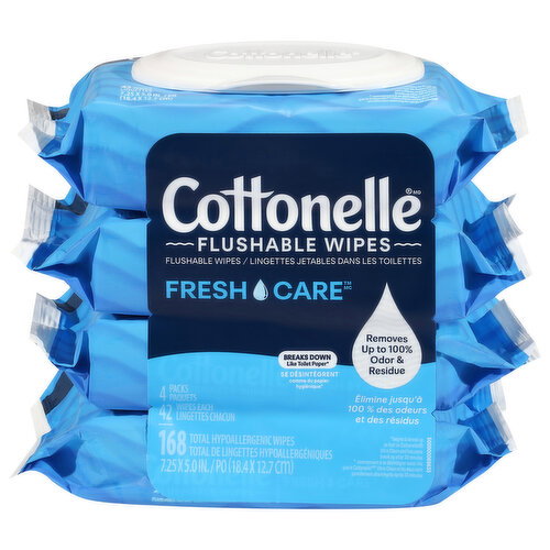 Cottonelle Flushable Wipes Image 1 of 5