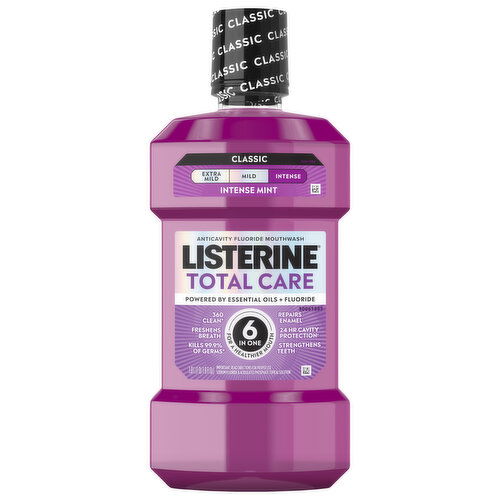 Listerine Anticavity Fluoride Intense Mint Mouthwash
