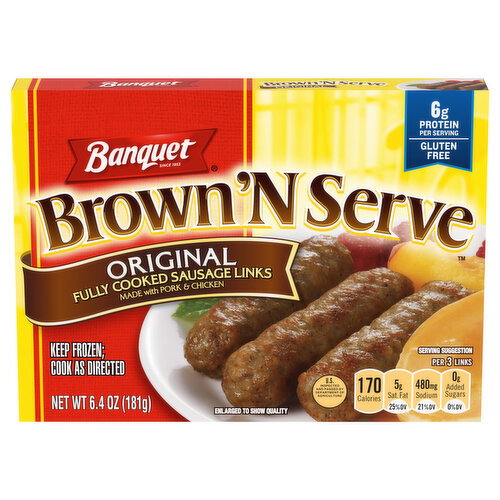 Banquet Original Sausage Links Image 1 of 6