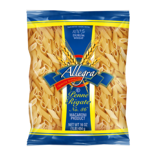 Allegra Penne Rigate Pasta