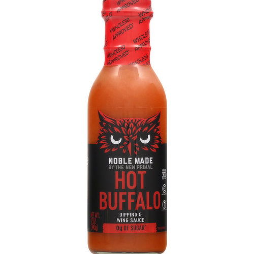 Noble Made Sauce, Dipping & Wing, Hot Buffalo