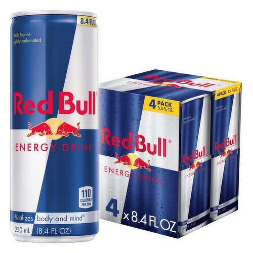 Red Bull Energy Drink, 80mg Caffeine, 8.4 fl oz Image 1 of 10