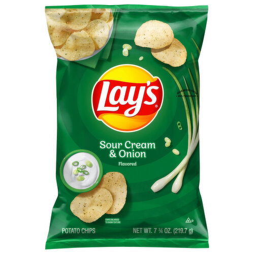 Lay's Sour Cream & Onion Flavored Potato Chips