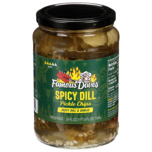 Famous Dave's Hot Spicy Dill Pickle Chips Image 1 of 6