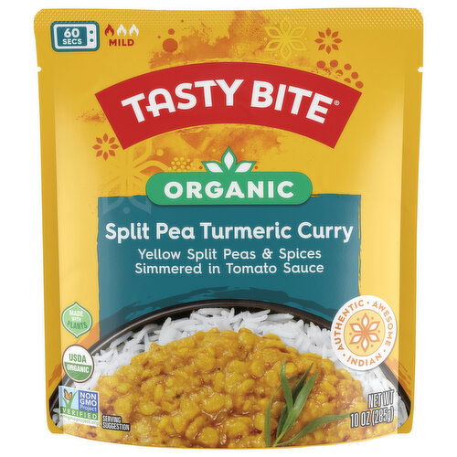 Tasty Bite Organic Mild Split Pea Turmeric Curry