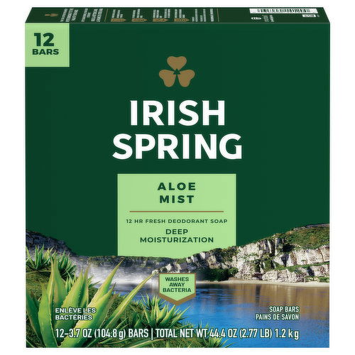 Irish Spring Deodorant Bar Soap 