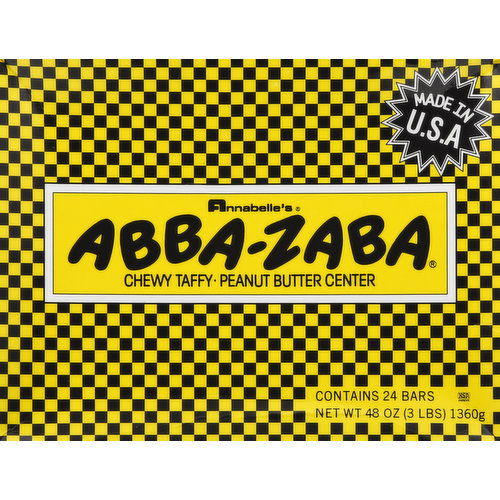 Abba Zaba Taffy, Peanut Butter Center, Chewy