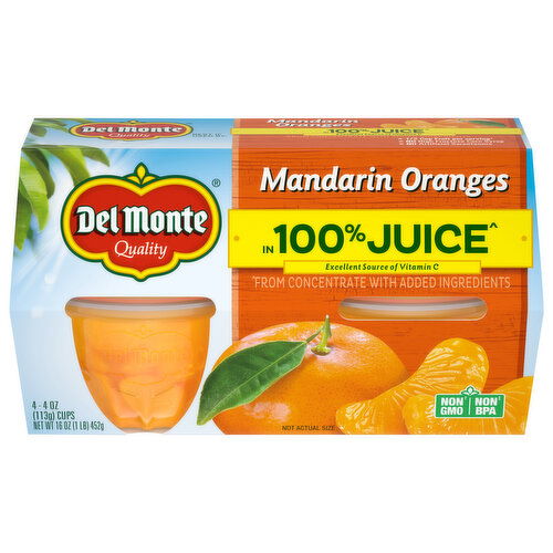 Del Monte Mandarin Oranges in 100% Juice
