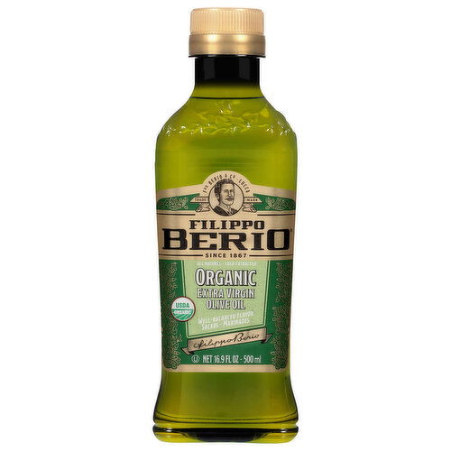 Filippo Berio Olive Oil, Organic, Extra Virgin