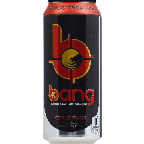 bang Potent Brain and Body Fuel, Citrus Twist, Super Creatine