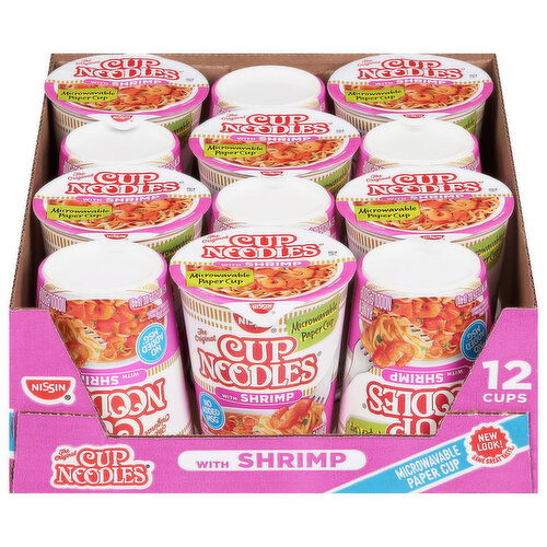 Nissin Cup Noodles with Shrimp