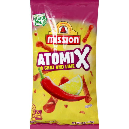 Mission Rolled Tortilla Chips, Gluten Free, Chili and Lime Image 1 of 6