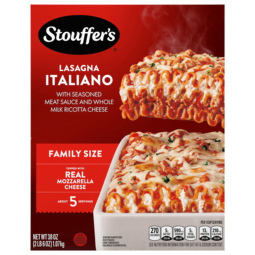 Stouffer's Italiano Lasagna Family Size Image 1 of 6