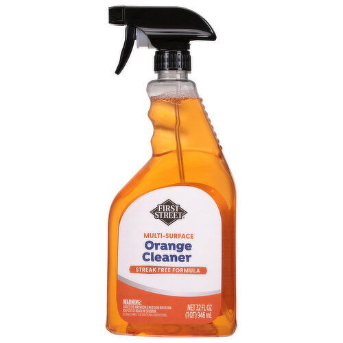 First Street Multi-Surface Streak Free Formula Orange Cleaner