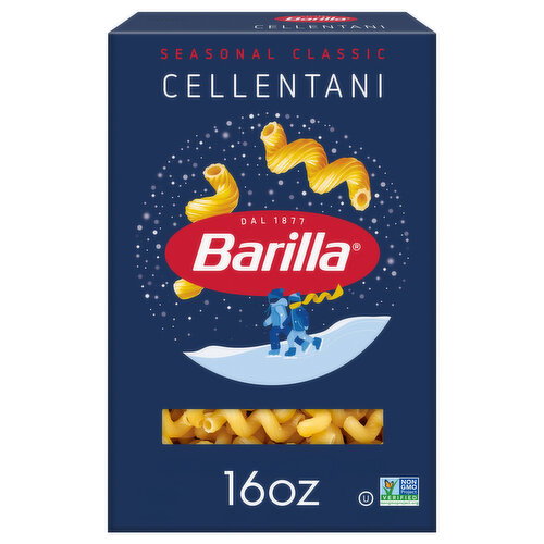 Barilla Cellentani - Non-GMO Pasta Made with Durum Wheat Semolina & Kosher Certified Pasta Image 1 of 11