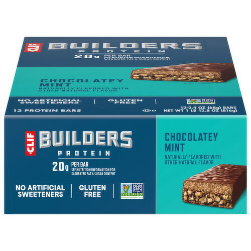 Builders Chocolatey Mint Protein Bars