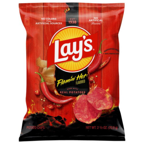 Lay's Flamin' Hot Flavored Potato Chips